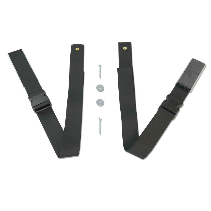QuakeHOLD! 4508 Big Screen TV & Appliance Safety Strap, Anti-Tip Adhesive Straps, Earthquake, Fire, Flood Protection, for TVs and Furniture, Child Proofing for Home Safety, Easy Installation - Image 3
